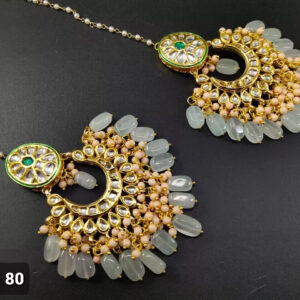 Kundan Bridal Meena Indian Wedding Jewelry Traditiona Handmad Earrings Party Wem | eBay