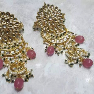 Kundan Bridal Meena Indian Wedding Jewelry Traditiona Handmad Earrings Party Wep | eBay