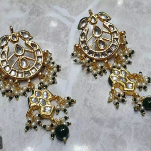 Bridal Kundan Meena Indian Wedding Jewelry Traditiona Handmad Earrings Party Seb | eBay