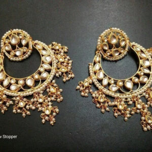 Bridal Kundan Meena Indian Wedding Jewelry Traditiona Handmad Earrings Party Seb | eBay