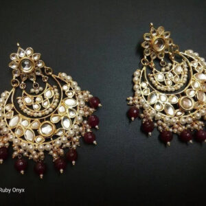 Bridal Kundan Meena Indian Wedding Jewelry Traditiona Handmad Earrings Party Sef | eBay
