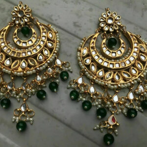 Bridal Kundan Meena Indian Wedding Jewelry Traditiona Handmad Earrings Party Seg | eBay