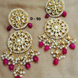 Bridal Kundan Meena Indian Wedding Jewelry Traditiona Handmad Earrings Party Sem | eBay