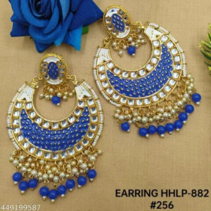 Indian Meena Kundan Latest Gift women girl Tops Earrings Jewelry Jewellery abc | eBay