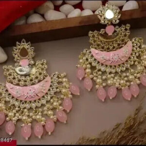Indian Meena Kundan Latest Gift women girl Tops Earrings Jewelry Jewellery aca | eBay