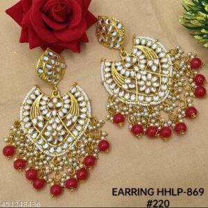 Indian Meena Kundan Latest Gift women girl Tops Earrings Jewelry Jewellery acb | eBay