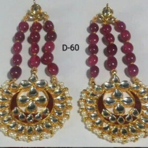 Kundan Bridal Meena Indian Wedding Jewelry Traditiona Handmad Earrings Party Wea | eBay