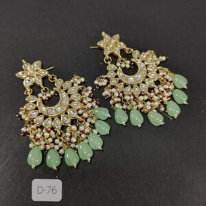 Indian Ethnic Kundan Backside Meena Holi Gift Earrings Tops Ramdan Spl Jewelry | eBay