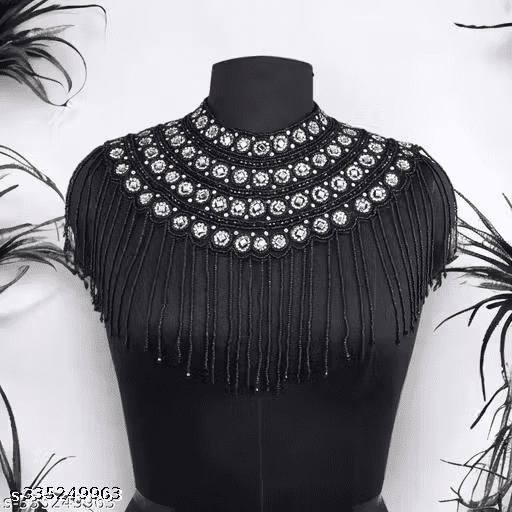 Women Punjabi Arabic Muslim Party Wedding Jewelry Set Poncho body jewelry setg | eBay - الصورة 3