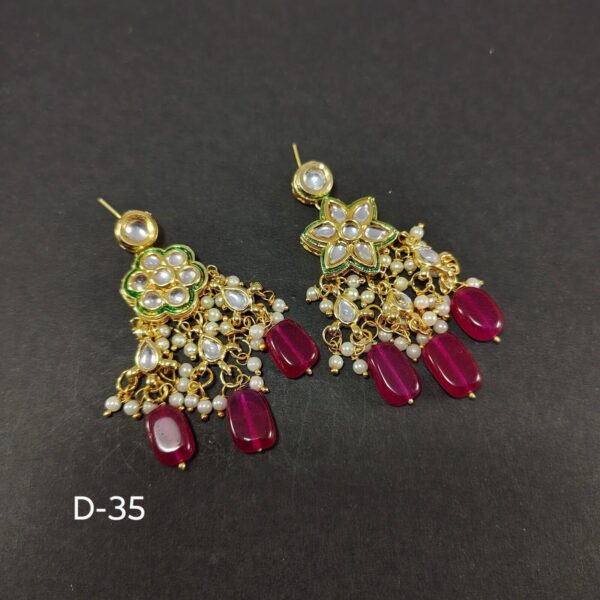 Kundan Chand bali Jhumka Jhumki Latak Earrings Tops Wedding Tradtional Jewelrya | eBay