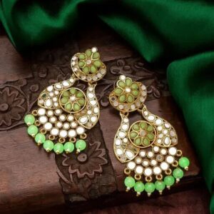 Antique Rajwadi Kundan Royal Earrings Tops Jhumka Jhumki bali Jewelry Set Newg | eBay