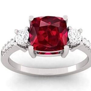 11.25 Ratti 10.50 Carat Certified Ruby Rashi Ratan Adjustable Silver Ring For Gi | eBay