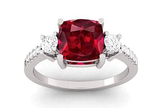 11.25 Ratti 10.50 Carat Certified Ruby Rashi Ratan Adjustable Silver Ring For Gi | eBay
