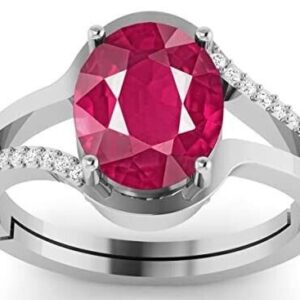Certified 6.25 Ratti 5.45 Carat A+ Quality Natural Ruby Manik Adjustable Gemston | eBay