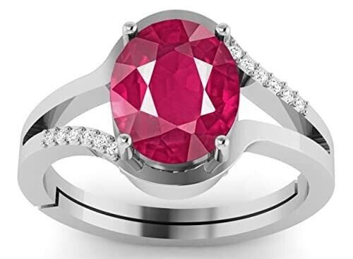 Certified 6.25 Ratti 5.45 Carat A+ Quality Natural Ruby Manik Adjustable Gemston | eBay