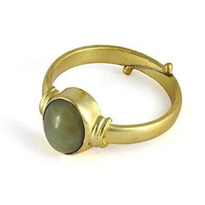 10.25 Ratti 9.45 Carat Cat's Eye Lehsunia Stone Ring Silver Adjustable Ring for | eBay