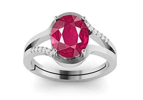 Certified 6.25 Ratti 5.45 Carat A+ Quality Natural Ruby Manik Adjustable Gemston | eBay - الصورة 2