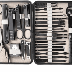 Poojavi Set 36 in 1 Nail Clipper Set, Corn Cutter, Fingernail & Toenail Clippers, Manicure Tools, Pedicure Tools, Suitable for Travel Manicure Kit Perfect Gifts for Women and Men