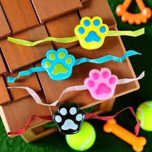 Poojavi Toys Paw Rakhi Combo for Your Loved Pets | Rakhi for Dog/Cat | Sharpner | Free Tilak Set Assorted Color (Any 2)