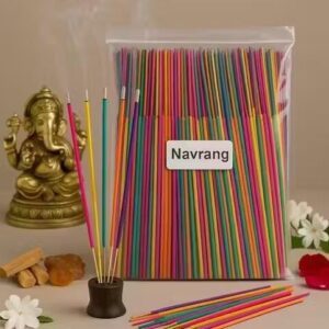 Poojavi Dhup Agarbatti for Pooja Super Trendy Pink Rose (80gm), mogra (80gm), Bela (80ggm), Chandan (80gm) Agarbatti/incense stick premium fragrance