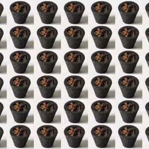 Poojavi Natural Fragrance Loban Pooja Hawan Non Toxic Charcoal Dhoop Cups 60 Piece set Guggul Dhoop (Pack of 60)