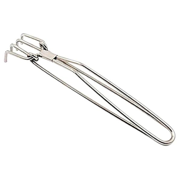 Stainless Steel Lifter Wire Tong Pakkad Utensil Holder for Kitchen Use