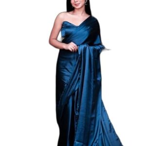 Beautiful Self Design Satin saree