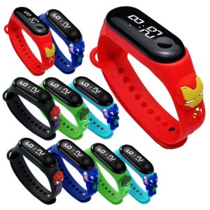 Poojavi Return Gifts for Birthday - 10Pcs | Return Gift for Kids Age 6-10 & 6-12 | Kanjak Gifts for Girls Pack of 12 | Led Watch for Kids | Navratri Gifts for Kanya | Kanya Pujan Gifts Set of 12
