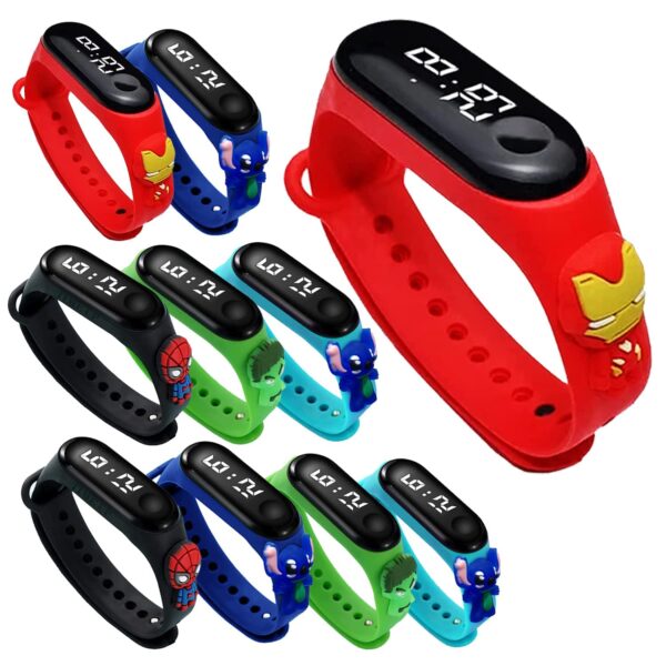 Poojavi Return Gifts for Birthday - 10Pcs | Return Gift for Kids Age 6-10 & 6-12 | Kanjak Gifts for Girls Pack of 12 | Led Watch for Kids | Navratri Gifts for Kanya | Kanya Pujan Gifts Set of 12