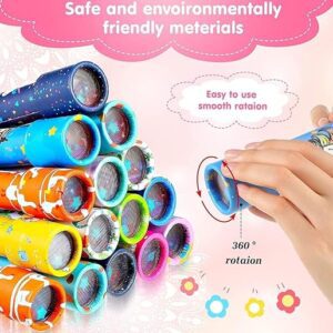 Poojavi 6pcs Return Gifts -6 Pcs Kaleidoscope for Kids-Best Birthday Return Gifts for Kids Party/Birthday in Bulk Ideas/Unique Kalidoscope Girls Boys Teens Favors,Multicolor (6 Pcs - Kaleidoscope)