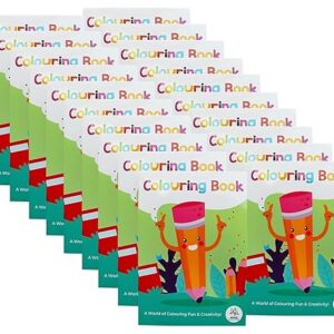 Poojavi Popper Colouring Book as Birthday Return Gift (Set of 20) - For All Ages