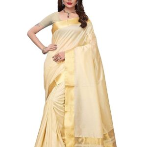 Poojavi  Women Cotton Saree