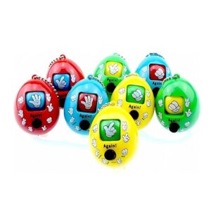 Poojavi 10 Pcs Rock Paper Scissors Game Key Chains - Birthday Return Gift