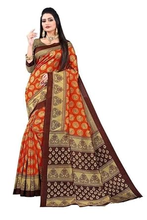 Prints Women's Fancy Mysore Printed Art Silk Saree
