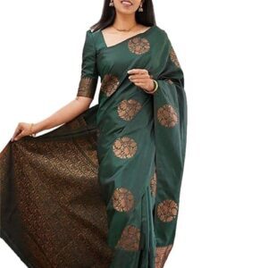 Poojavi  Women Cotton Saree