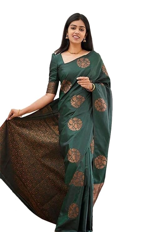 Poojavi Women Cotton Saree