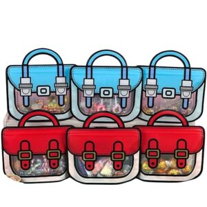 Poojavi Reusable Party Favor Bags for Baby Shower Birthday Cute Kids Party Decorations Candy Gift Bags ,Goodies Bag (Pack of 12 multicolor)