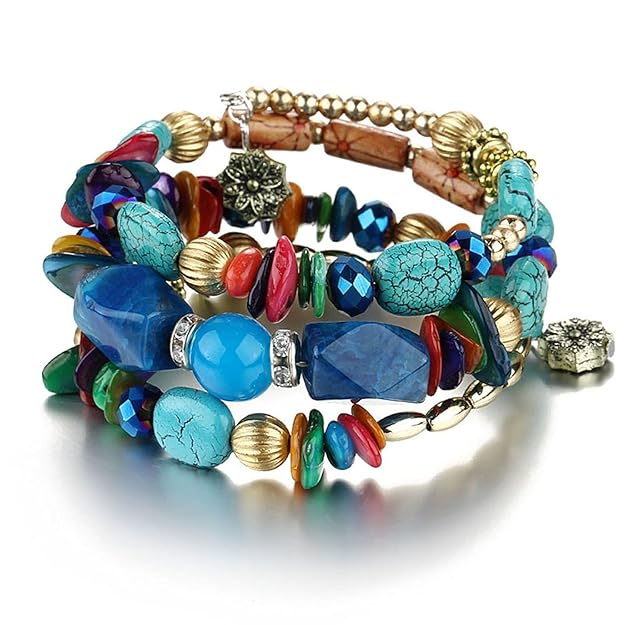 Jewelry Blue Stone Stylish Bracelet for Women & Girls(rrsd9236b)