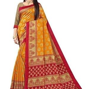 Prints Women's Fancy Mysore Printed Art Silk Saree