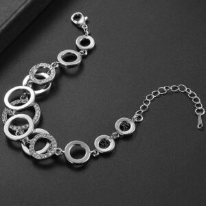 Crystal 18k Rose Gold Stylish Jewellery for Women and Girls