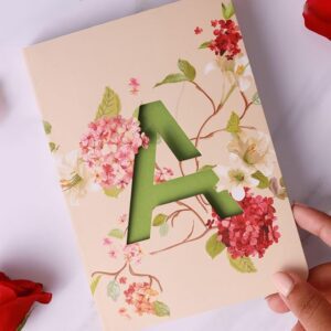 A Premium Soft Bound Notebook Diary for Girls and Women (B6, 80 GSM, 192 Ruled Pages) Floral Design