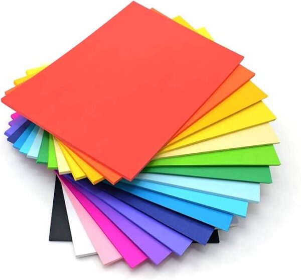 A4 100 Coloured Sheets (10 Sheets each color) Copy Printing/Art and Craft Paper Double Sided ColouredOffice Stationery Children's Day Gift, Birthday Gift, Party Favors,christmas decor etc