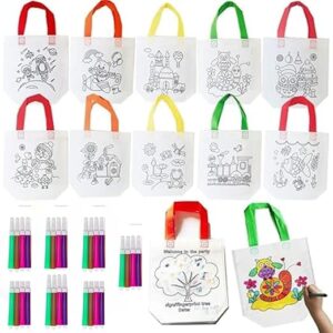 Poojavi Return Gifts For Kids Birthday - 10Pcs Return Gift Bags & 40 pcs For Kids/Best Goody Bags For Party/Birthday Gifts For Bulk Items/Goodies Bag Children 4 5 6 7 8 Years Old (BAGS)