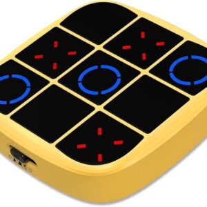4-in-1 Handheld Portable Electronic Toy Rechargeable, Educational Board Games Puzzle for Kids and Adults, Perfect for Travel, Road Trips, and Birthday Gifts - Fun Memory Game