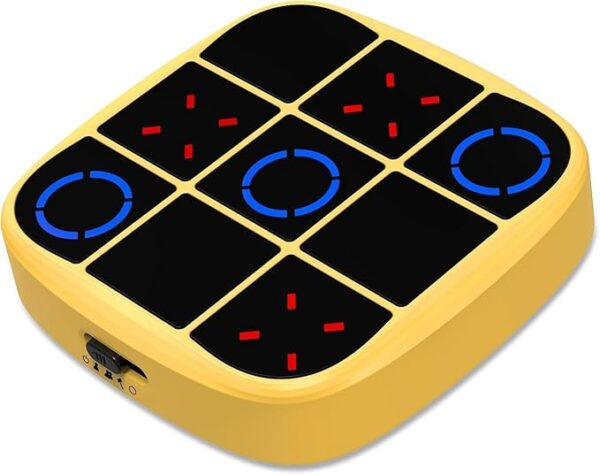 4-in-1 Handheld Portable Electronic Toy Rechargeable, Educational Board Games Puzzle for Kids and Adults, Perfect for Travel, Road Trips, and Birthday Gifts - Fun Memory Game