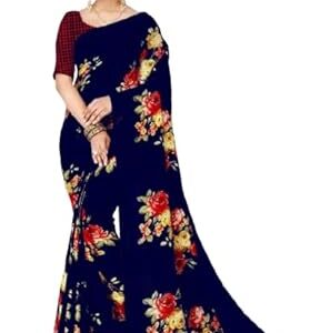 Print Saree in Georgette | For Gifting and Use