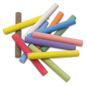 SHOPPE Colorful Chalks Limestone Slate Pencils Chalk Piece Full Size (PACK OPF 210)