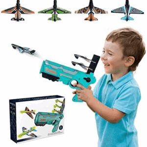 Airplane Toy for Kids Airplane with Foam Plane with One-Click Ejection Airplane Game, Gifts for 4-15 Years Old Boys Air Battle Gun Toy (Multicolor)