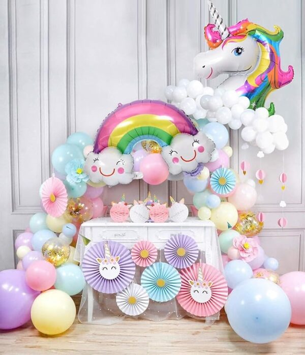 Theamed Party Decoration items kit Birthday, Bride Propz Balloons Banner Stage Decration help stuff 10