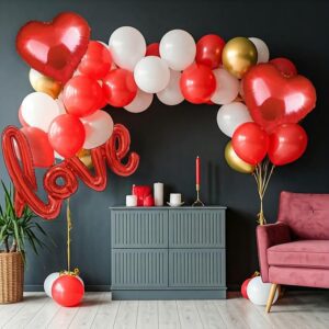 Theamed Party Decoration items kit Birthday, Bride Propz Balloons Banner Stage Decration help stuff 15